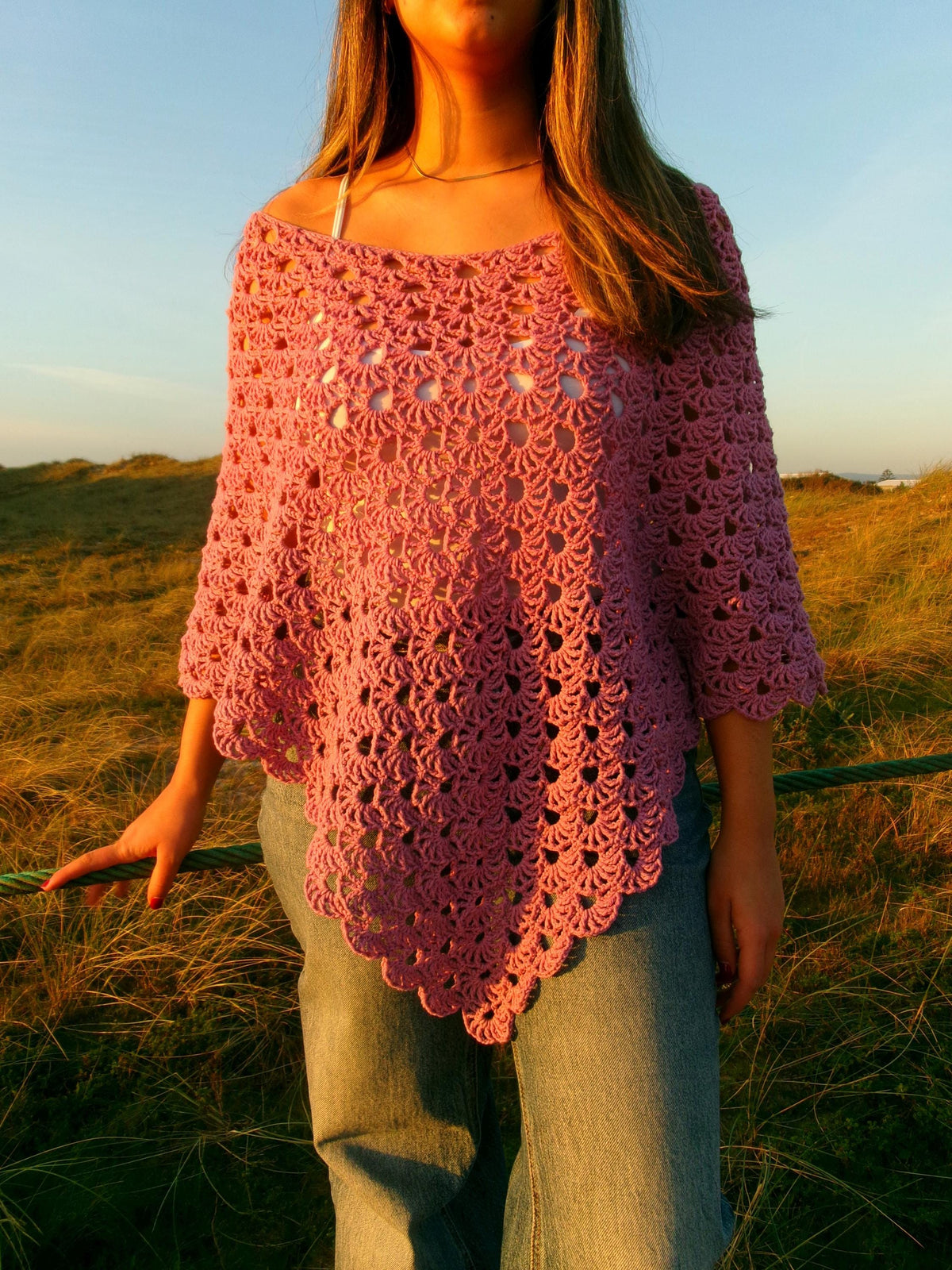 Solaris Poncho - English Pattern/ beginner friendly (PDF Pattern)